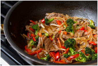 Sesame Beef and Vegetable Stir-Fry