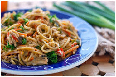 Chicken Peanut Noodles
